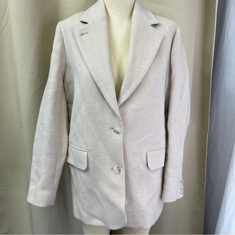 & Other Stories Oversized Wool Blend Blazer Size 4 NWT - Picture 2 of 15